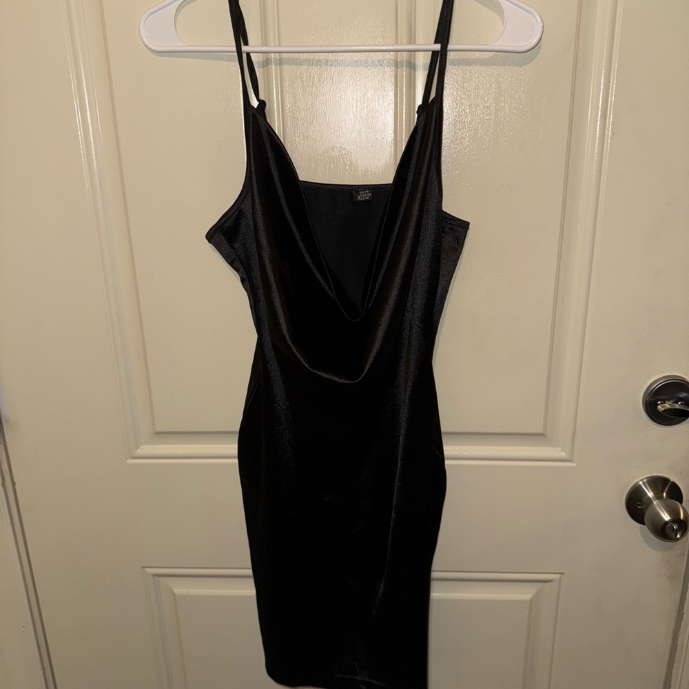 PrettyLittleThing Black Mini Dress